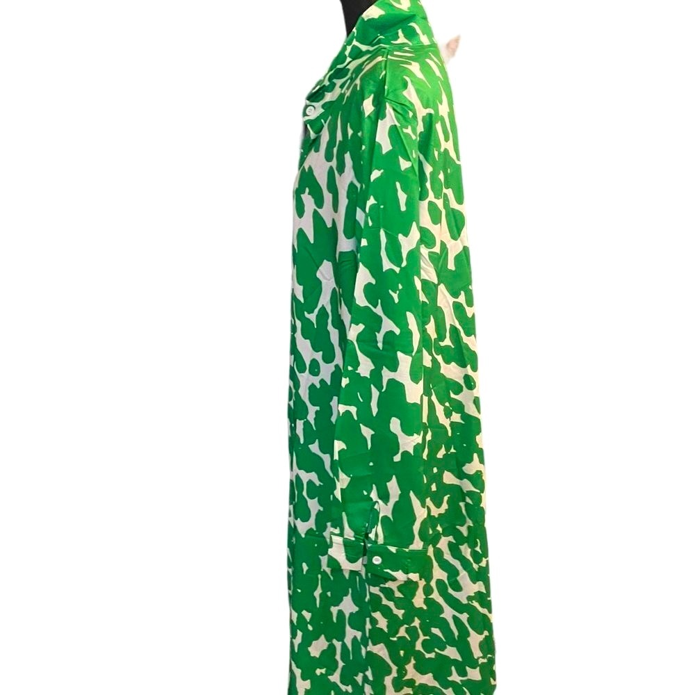 Kelly Green Coastal Shirtdress | Preppy Chic in 2XL - Picture 5 of 10